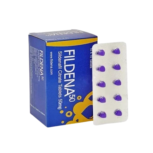 packet of fildena_50 tablets